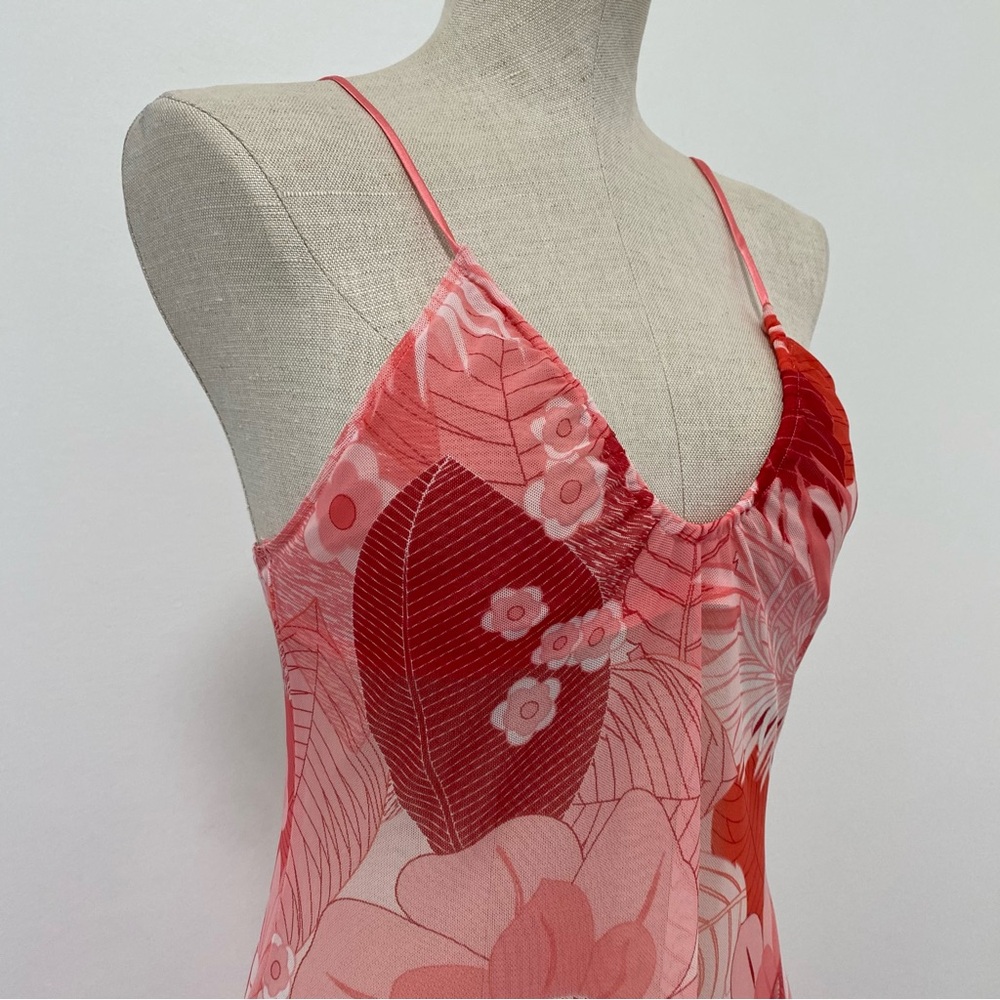 La SENZA Pink & Red Floral Slip Dress - Picture 9 of 13
